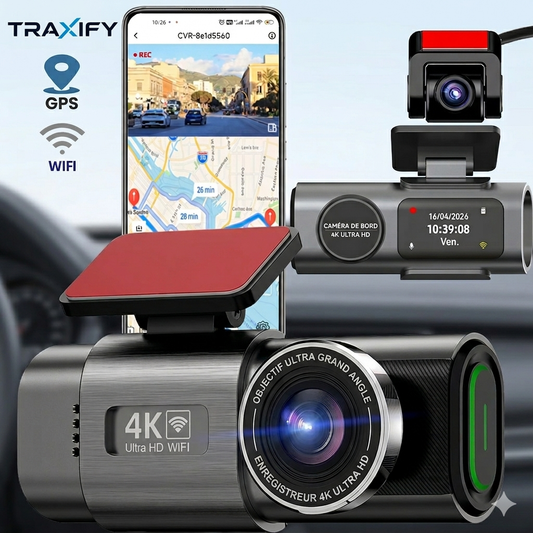 Traxify DashCam 4K UHD Voiture
